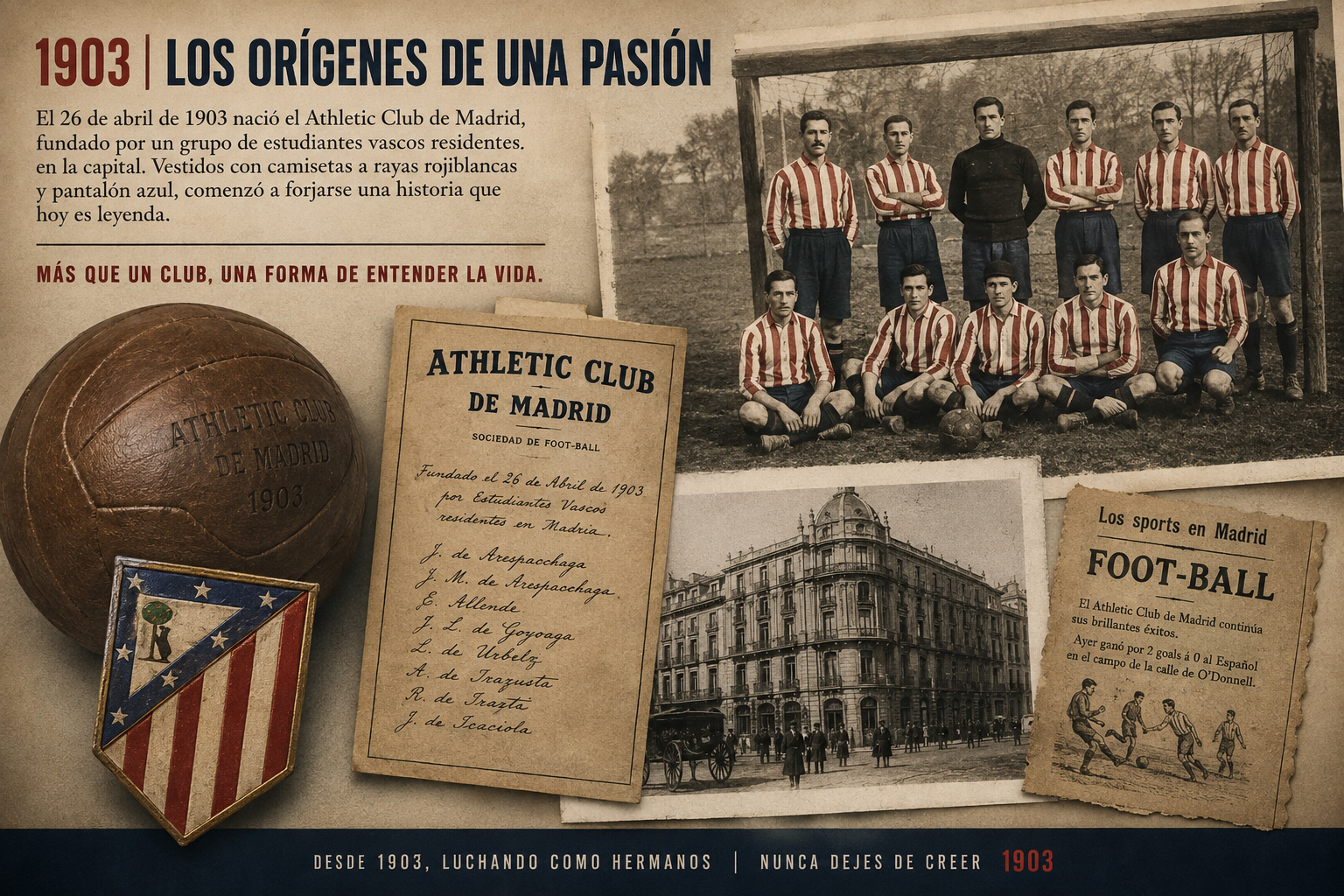 Los orígenes del Atlético de Madrid
